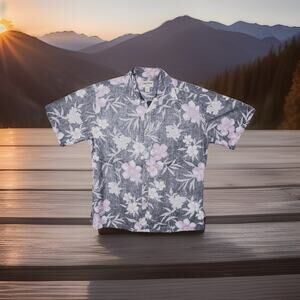 Vintage Cooke Street Honolulu Shirt L Reverse Print Hawaiian Made In Hawaii USA